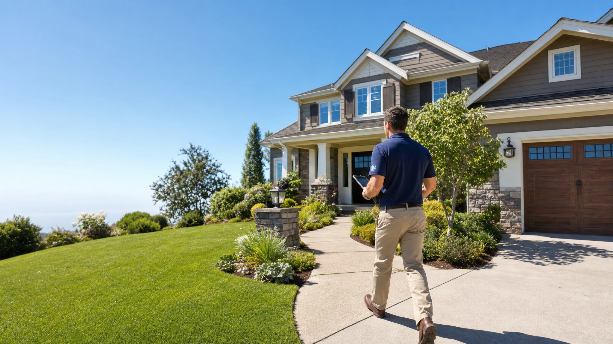 Home Watch service technician using ProValet